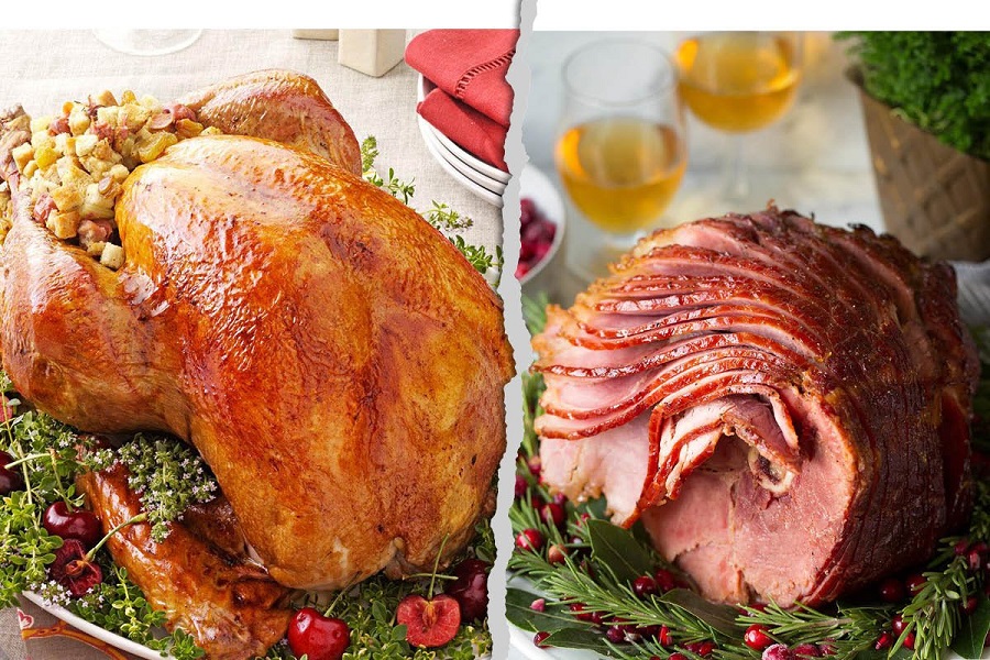 The great Thanksgiving debate: Turkey vs Ham - The Pep