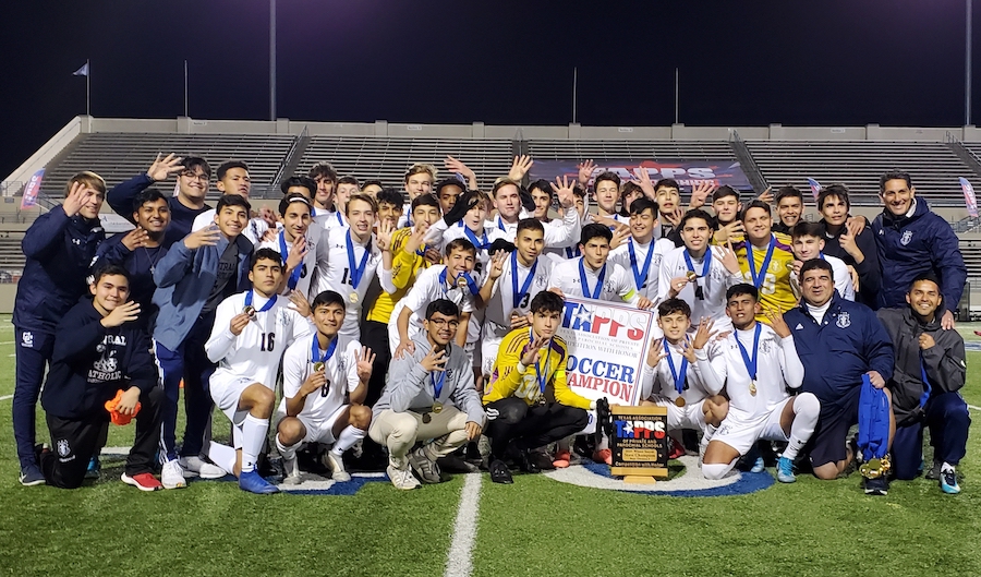 Soccer team earns fourth straight state title