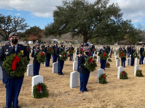 Cadets participate at Wreaths Across America
