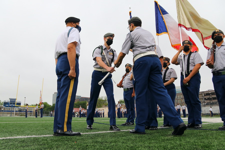 JROTC honors cadet Change of Command